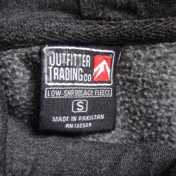 Outfitter Trading Co.Dark Gray Hooded  Sweatshirt - Picture 4 of 4